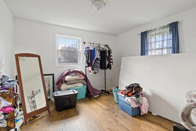 interior space featuring hardwood / wood-style floors