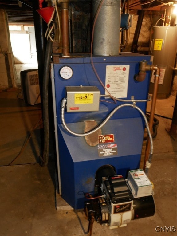 utilities featuring electric water heater