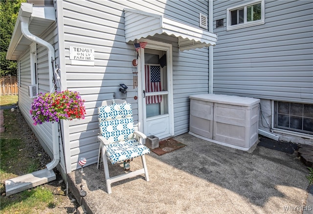 view of entrance to property