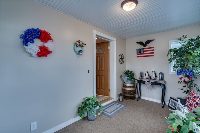 property entrance with a porch