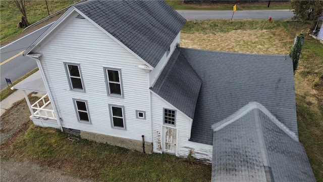 view of rear view of property