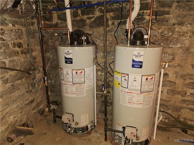 utilities with gas water heater