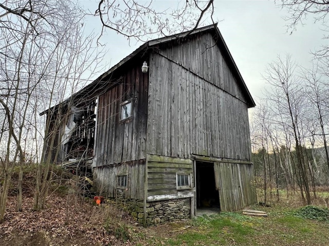 view of outbuilding