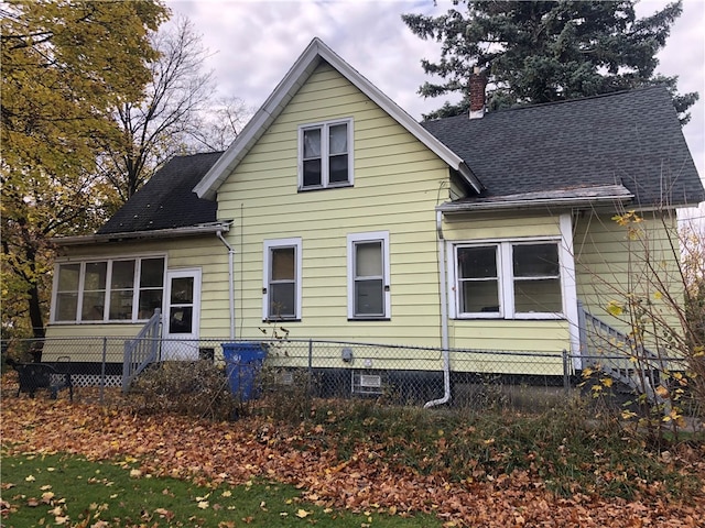 view of rear view of house