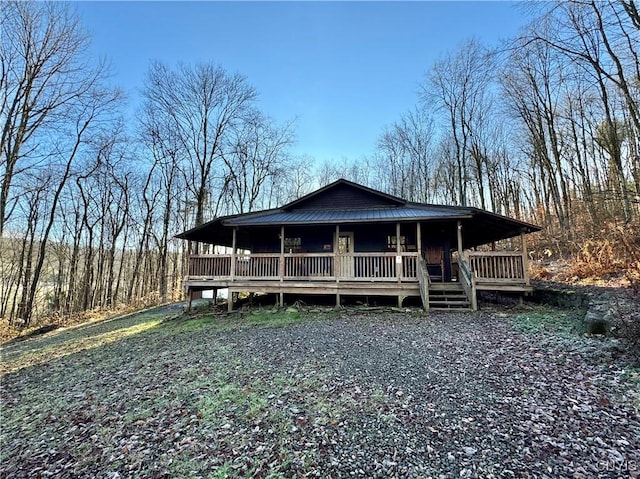 view of farmhouse inspired home