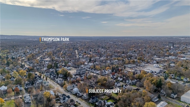 drone / aerial view