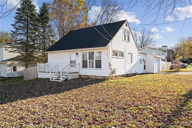 view of front of home