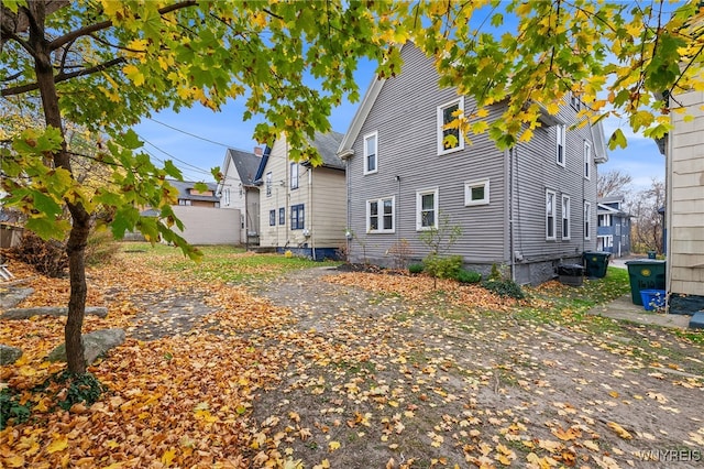 view of rear view of house