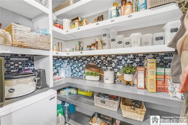 view of pantry