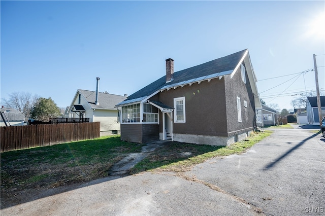 view of rear view of house