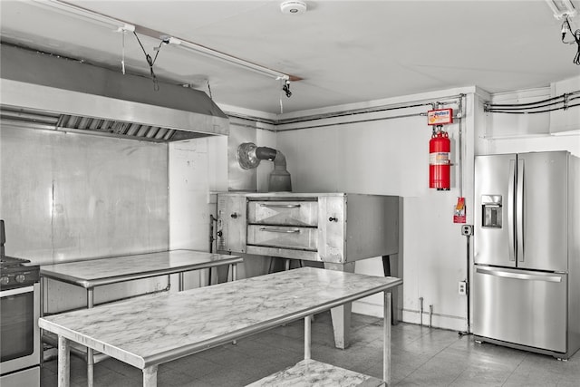 kitchen featuring appliances with stainless steel finishes