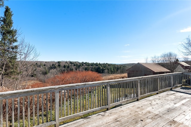 view of deck