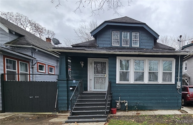 view of bungalow-style house