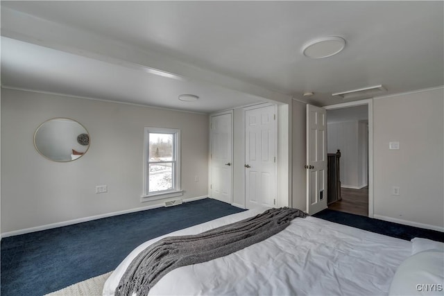 unfurnished bedroom with carpet