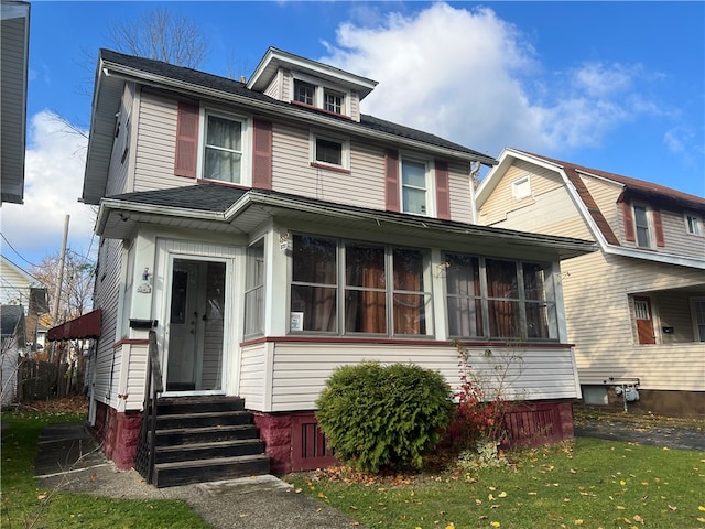 view of front of property