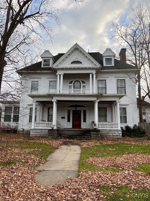 view of greek revival house