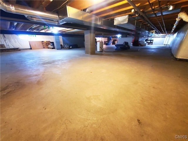 view of basement