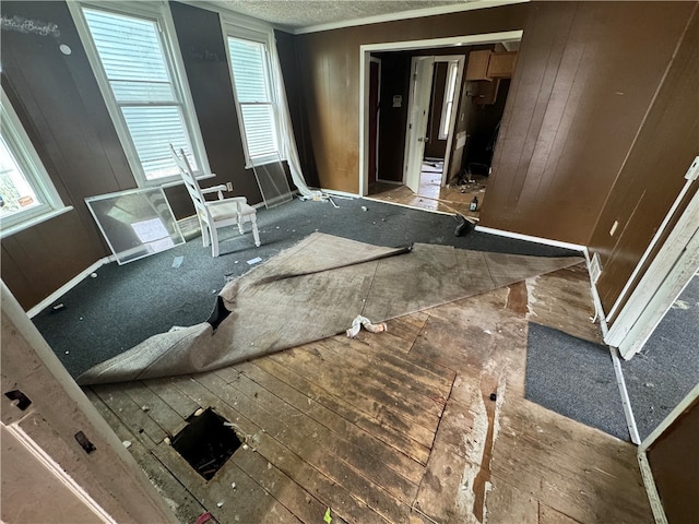 interior space featuring wood-type flooring