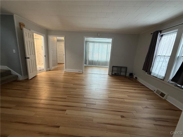 interior space with light wood-type flooring