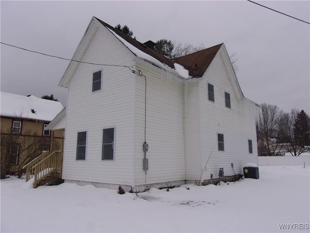 exterior space featuring cooling unit