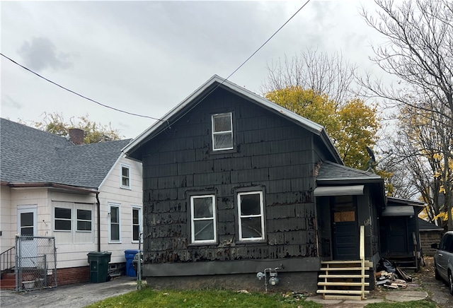 view of rear view of house