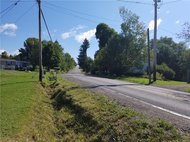 view of road