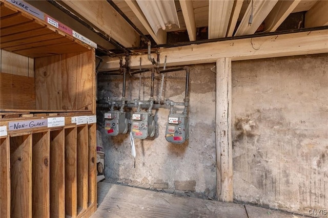 view of utility room