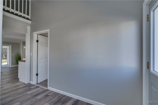 interior space featuring light wood-type flooring