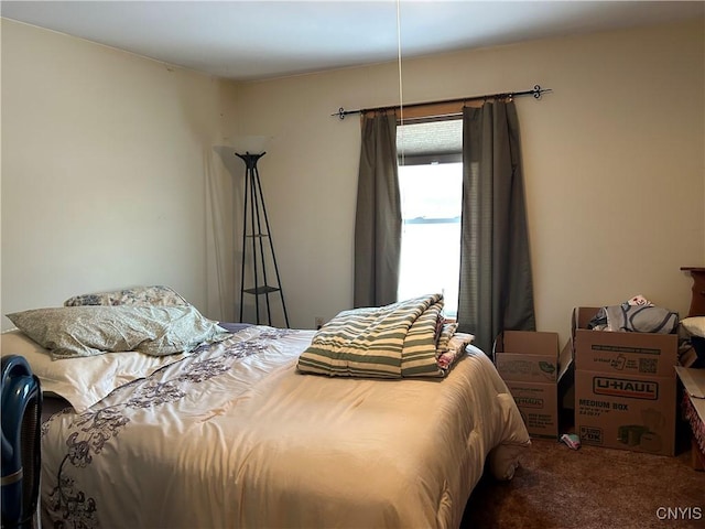 bedroom with carpet flooring