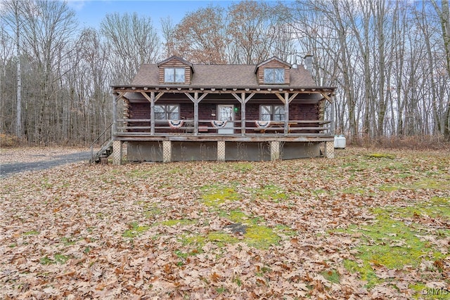 view of front of property