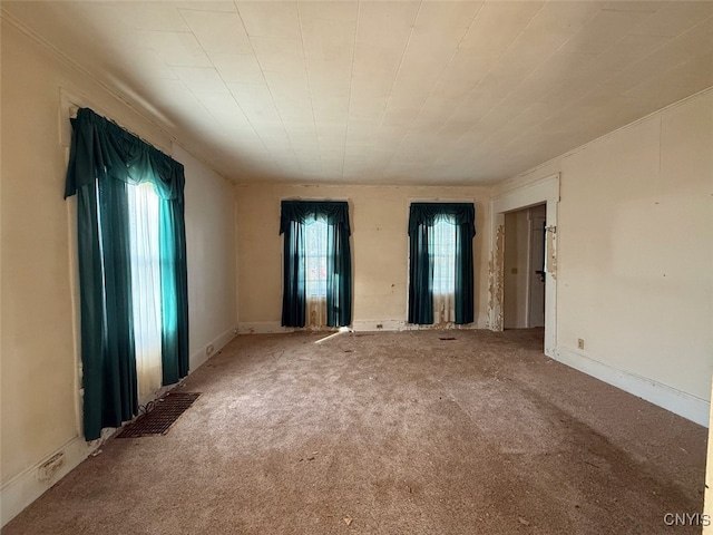 empty room with carpet floors