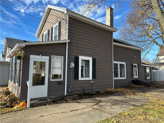 view of rear view of house