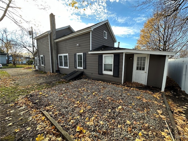 view of back of house