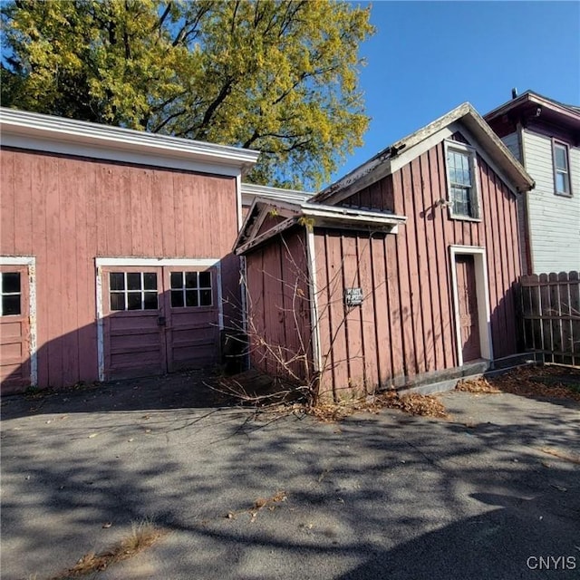 view of side of property