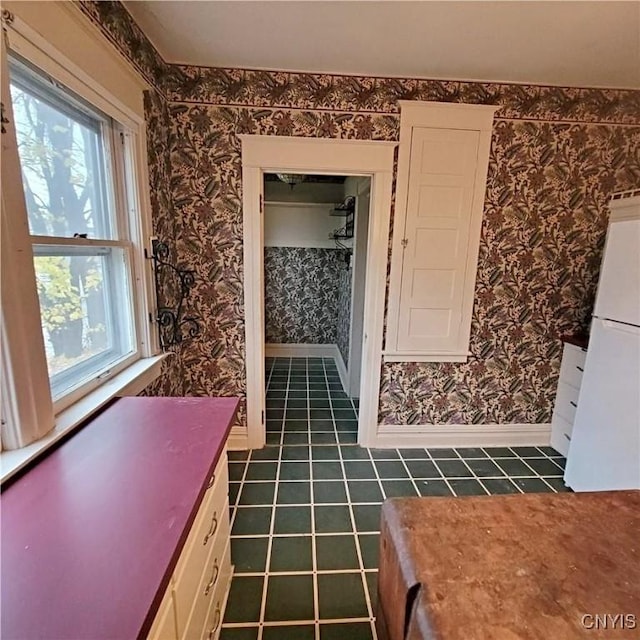 bathroom featuring tile patterned flooring