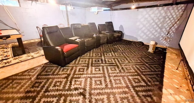 view of home theater room