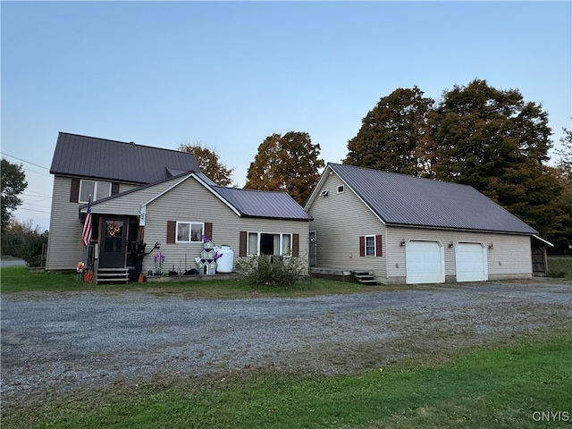 view of front of home