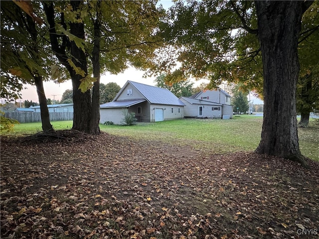 view of yard