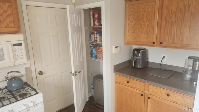 kitchen featuring white appliances