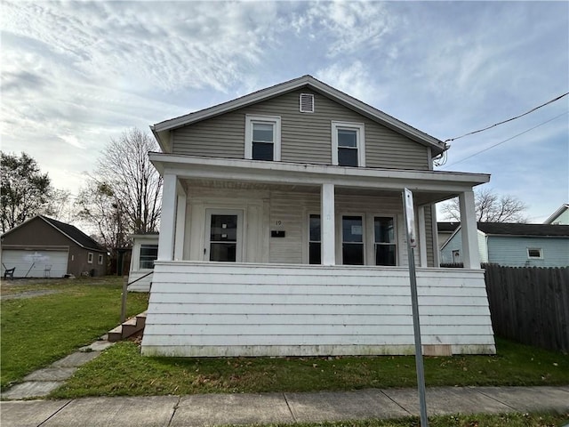19 Jay St, Phelps, NY 14532 - view of front of house with covered porch