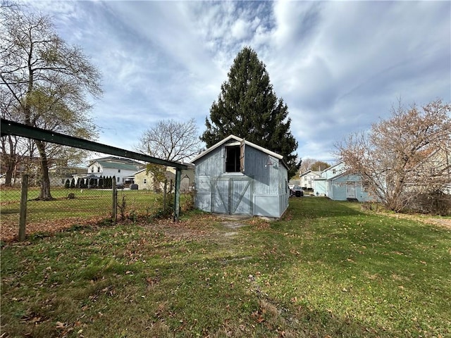 19 Jay St, Phelps, NY 14532 - view of yard with a storage shed