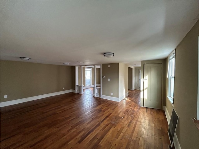 19 Jay St, Phelps, NY 14532 - empty room with dark wood-style floors