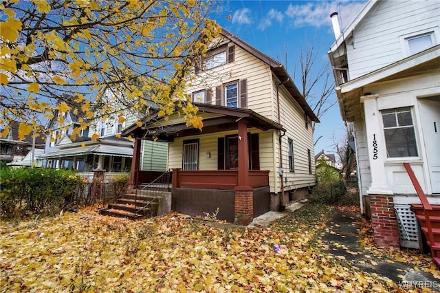 1857 Ontario Ave, Niagara Falls, NY 14305 - view of front of property featuring a porch