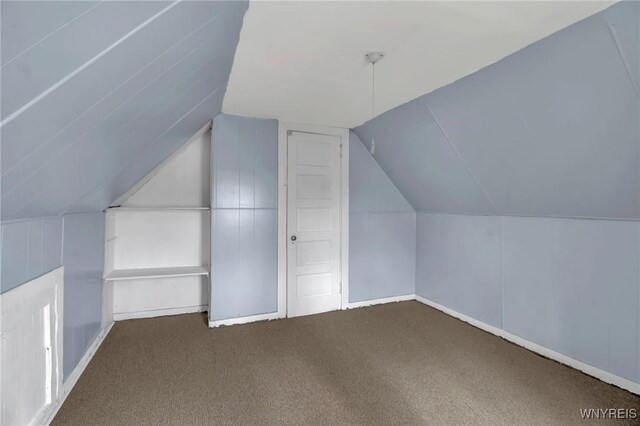 1857 Ontario Ave, Niagara Falls, NY 14305 - additional living space featuring lofted ceiling and carpet flooring