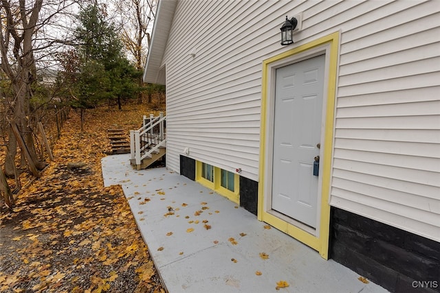 view of entrance to property