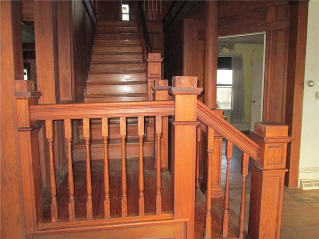 view of staircase