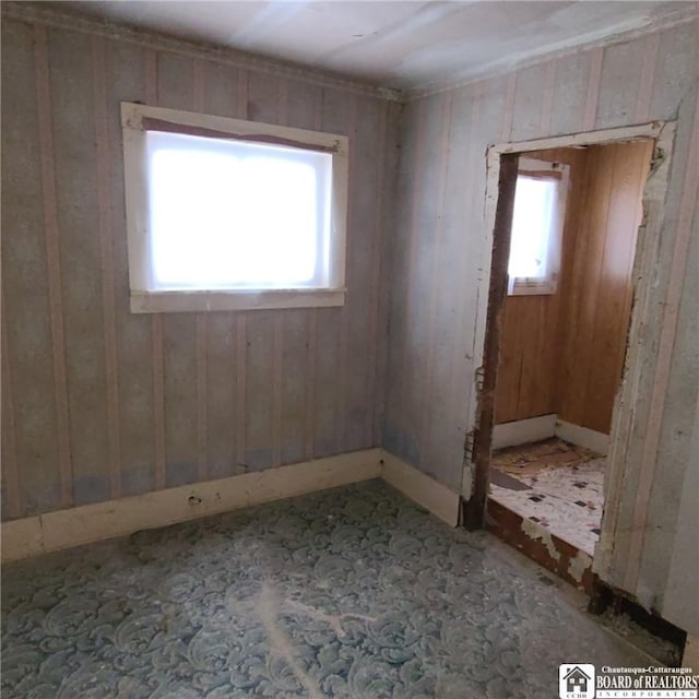 130/118 N Main St, New Albion, NY 14719 - spare room with wood walls