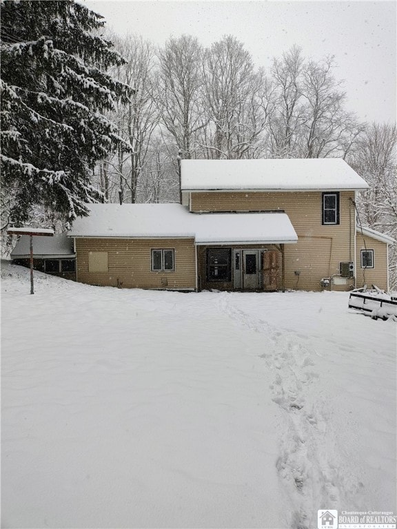 130/118 N Main St, New Albion, NY 14719 - view of snow covered rear of property