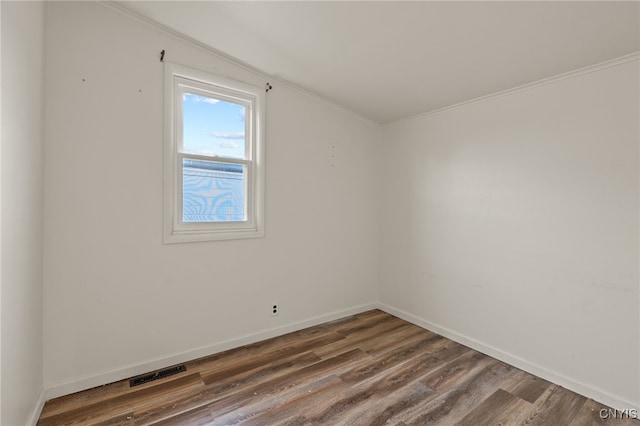 bonus room with dark wood-type flooring