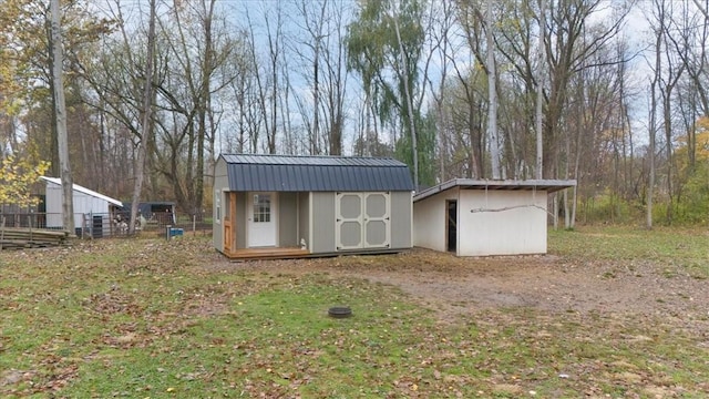 view of outbuilding